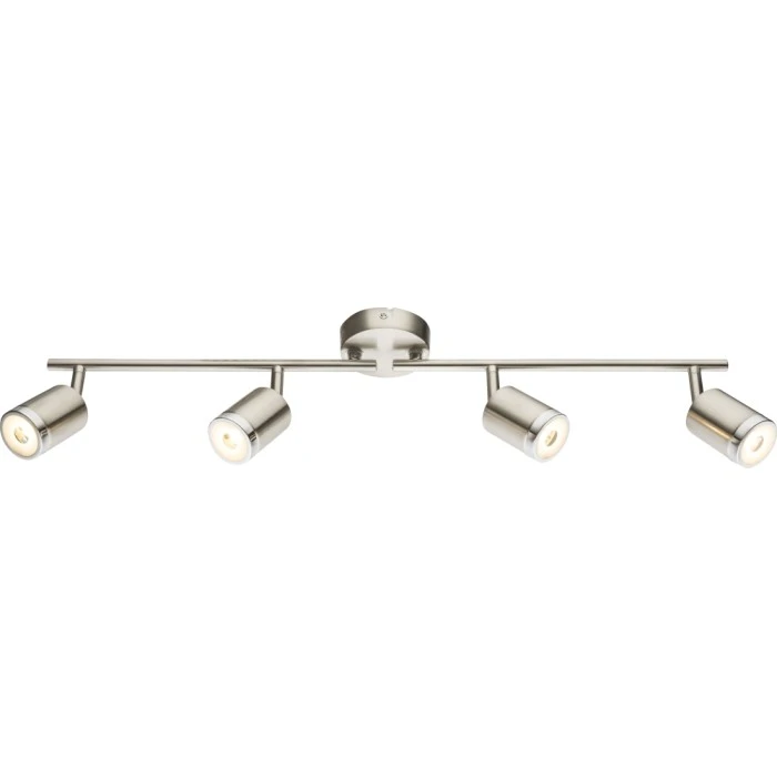 Globo COMORE Deckenleuchte LED Nickel-Matt, 4-flammig 1 Globo COMORE Deckenleuchte LED Nickel-Matt, 4-flammig