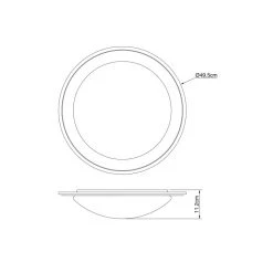 Globo DEGGI Deckenleuchte LED Weiß, 1-flammig -LED Leuchten Verkäufe 2022 globo deggi deckenleuchte 48297 36 4