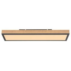 Globo DORO Deckenleuchte LED Schwarz, Holz dunkel, 1-flammig -LED Leuchten Verkäufe 2022 globo doro deckenleuchte 416080wd 3