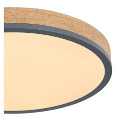 Globo DORO Deckenleuchte LED Grau, Holzoptik, 1-flammig 6 Globo DORO Deckenleuchte LED Grau, Holzoptik, 1-flammig -LED Leuchten Verkäufe 2022 globo doro deckenleuchte 416080wd2r 2