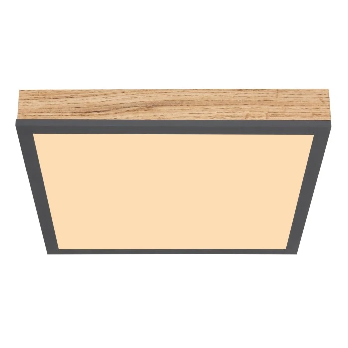 Globo DORO Deckenpanel LED Schwarz, Holzoptik, 1-flammig 4 Globo DORO Deckenpanel LED Schwarz, Holzoptik, 1-flammig – Bild 4