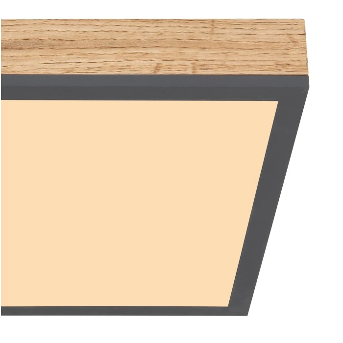 Globo DORO Deckenpanel LED Schwarz, Holzoptik, 1-flammig 6 Globo DORO Deckenpanel LED Schwarz, Holzoptik, 1-flammig – Bild 6