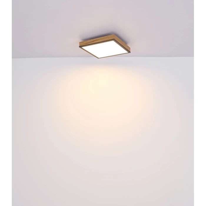 Globo DORO Deckenpanel LED Schwarz, Holzoptik, 1-flammig 8 Globo DORO Deckenpanel LED Schwarz, Holzoptik, 1-flammig – Bild 8