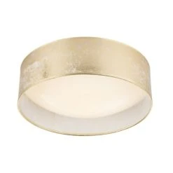 Globo DRUM Deckenleuchte LED Weiß, Gold, 1-flammig