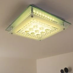 Globo ELENA Deckenleuchte LED Chrom, 1-flammig