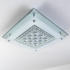 Globo ELENA Deckenleuchte LED Chrom, 1-flammig -LED Leuchten Verkäufe 2022 globo elena deckenleuchte 49362 11