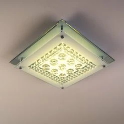 Globo ELENA Deckenleuchte LED Chrom, 1-flammig -LED Leuchten Verkäufe 2022 globo elena deckenleuchte 49362 12