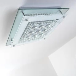 Globo ELENA Deckenleuchte LED Chrom, 1-flammig -LED Leuchten Verkäufe 2022 globo elena deckenleuchte 49362 5