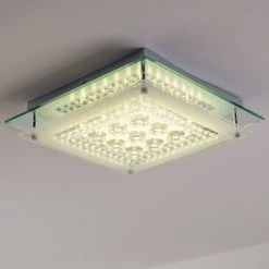 Globo ELENA Deckenleuchte LED Chrom, 1-flammig -LED Leuchten Verkäufe 2022 globo elena deckenleuchte 49362 6