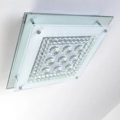 Globo ELENA Deckenleuchte LED Chrom, 1-flammig -LED Leuchten Verkäufe 2022 globo elena deckenleuchte 49362 8