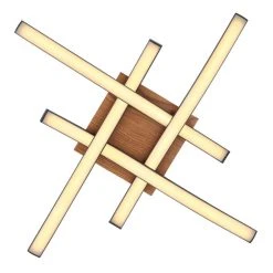 Globo EVITA Deckenleuchte LED Schwarz, Holzoptik, 1-flammig -LED Leuchten Verkäufe 2022 globo evita deckenleuchte 67171 20 3