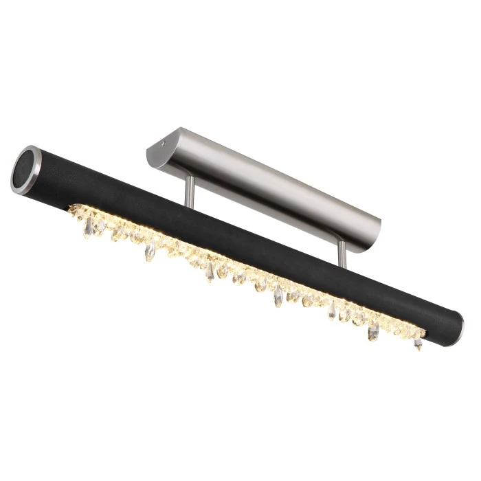 Globo FELICITAS Deckenleuchte LED Nickel-Matt, Schwarz, 1-flammig 2 Globo FELICITAS Deckenleuchte LED Nickel-Matt, Schwarz, 1-flammig – Bild 2