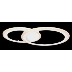 Globo FENNA Deckenleuchte LED Wei&szlig;, 1-flammig, Fernbedienung -LED Leuchten Verkäufe 2022 globo fenna deckenleuchte 67120 40 4