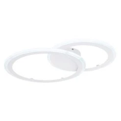 Globo FENNA Deckenleuchte LED Wei&szlig;, 1-flammig, Fernbedienung -LED Leuchten Verkäufe 2022 globo fenna deckenleuchte 67120 40 8