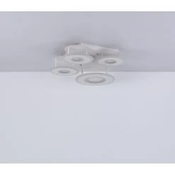 Globo FLAVETTO Deckenleuchte LED Weiß, 1-flammig, Fernbedienung 21 Globo FLAVETTO Deckenleuchte LED Weiß, 1-flammig, Fernbedienung -LED Leuchten Verkäufe 2022 globo flavetto deckenleuchte 48271 55 10