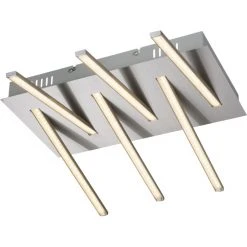 Globo FUEGO Deckenleuchte LED Nickel-Matt, 1-flammig