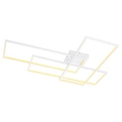 Globo GABRIEL Deckenleuchte LED Weiß, 1-flammig -LED Leuchten Verkäufe 2022 globo gabriel deckenleuchte 67227 100w 5