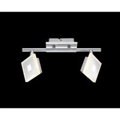 Globo Gerolf Deckenstrahler LED Chrom, 2-flammig -LED Leuchten Verkäufe 2022 globo gerolf deckenstrahler 56111 2 2