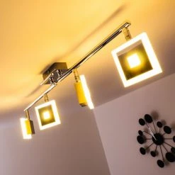 Globo GEROLF Deckenstrahler LED Chrom, 5-flammig -LED Leuchten Verkäufe 2022 globo gerolf deckenstrahler 56111 4 11