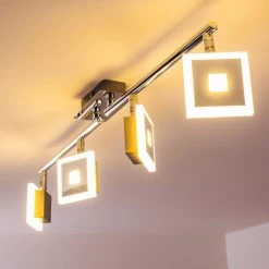 Globo GEROLF Deckenstrahler LED Chrom, 5-flammig -LED Leuchten Verkäufe 2022 globo gerolf deckenstrahler 56111 4 12