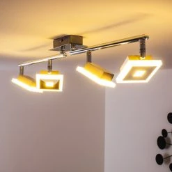 Globo GEROLF Deckenstrahler LED Chrom, 5-flammig -LED Leuchten Verkäufe 2022 globo gerolf deckenstrahler 56111 4 14