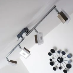 Globo GEROLF Deckenstrahler LED Chrom, 5-flammig -LED Leuchten Verkäufe 2022 globo gerolf deckenstrahler 56111 4 16