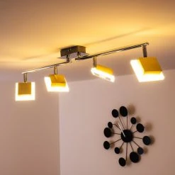 Globo GEROLF Deckenstrahler LED Chrom, 5-flammig -LED Leuchten Verkäufe 2022 globo gerolf deckenstrahler 56111 4 4