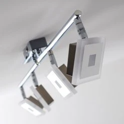 Globo GEROLF Deckenstrahler LED Chrom, 5-flammig -LED Leuchten Verkäufe 2022 globo gerolf deckenstrahler 56111 4 5