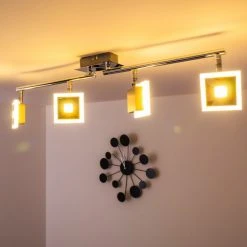 Globo GEROLF Deckenstrahler LED Chrom, 5-flammig -LED Leuchten Verkäufe 2022 globo gerolf deckenstrahler 56111 4 8