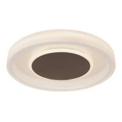 Globo GOFFI Deckenleuchte LED Weiß, 1-flammig, Fernbedienung