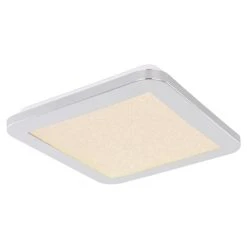 Globo GUSSAGO Deckenpanel LED Chrom, 1-flammig