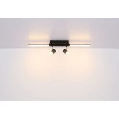 Globo HL Deckenleuchte LED Schwarz, 1-flammig 18 Globo HL Deckenleuchte LED Schwarz, 1-flammig -LED Leuchten Verkäufe 2022 globo hl deckenleuchte 17011d 8