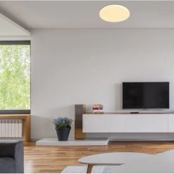 Globo HUBERT Deckenleuchte LED Weiß, 1-flammig