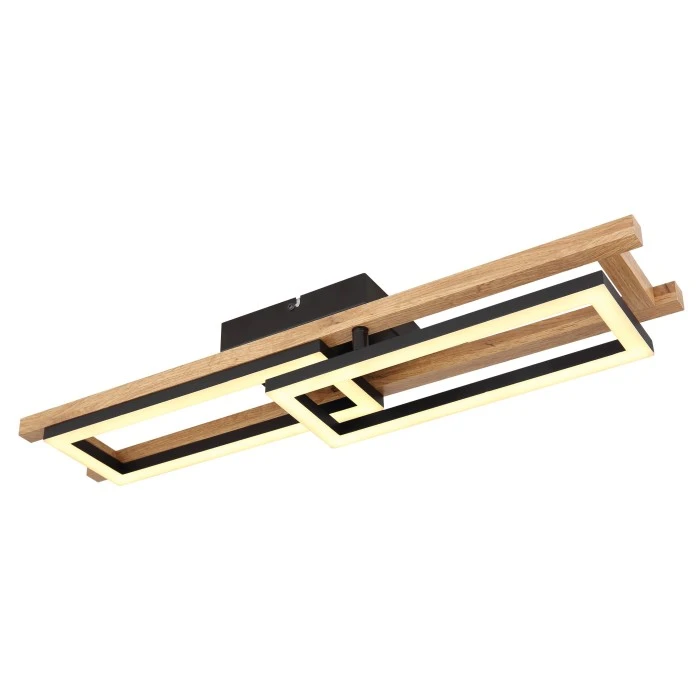 Globo ILLA Deckenleuchte LED Schwarz, 1-flammig 1 Globo ILLA Deckenleuchte LED Schwarz, 1-flammig