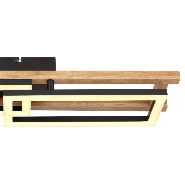 Globo ILLA Deckenleuchte LED Schwarz, 1-flammig 5 Globo ILLA Deckenleuchte LED Schwarz, 1-flammig – Bild 5