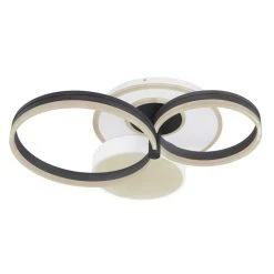 Globo JACK Deckenleuchte LED Weiß, 1-flammig, Fernbedienung -LED Leuchten Verkäufe 2022 globo jack deckenleuchte 48448 48sh 5