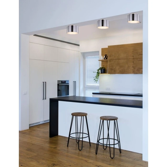 Globo JENNY Deckenleuchte LED Nickel-Matt, 1-flammig 2 Globo JENNY Deckenleuchte LED Nickel-Matt, 1-flammig – Bild 2