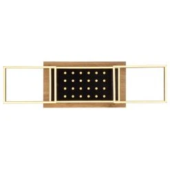 Globo JIMBO Deckenleuchte LED Schwarz, Holz dunkel, 2-flammig -LED Leuchten Verkäufe 2022 globo jimbo deckenleuchte 67267 48 3