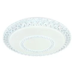 Globo JOLANDA Deckenleuchte LED Weiß, 1-flammig, Fernbedienung -LED Leuchten Verkäufe 2022 globo jolanda deckenleuchte 48492 30 5