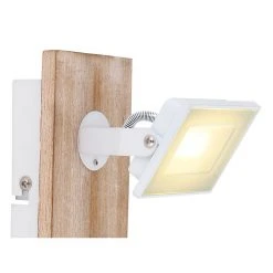 Globo JOYA Wandleuchte LED Weiß, Holz hell, 1-flammig 7 Globo JOYA Wandleuchte LED Weiß, Holz hell, 1-flammig -LED Leuchten Verkäufe 2022 globo joya wandleuchte 56247 1w 3