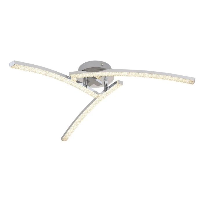 Globo JULES Deckenleuchte LED Chrom, 1-flammig 2 Globo JULES Deckenleuchte LED Chrom, 1-flammig – Bild 2