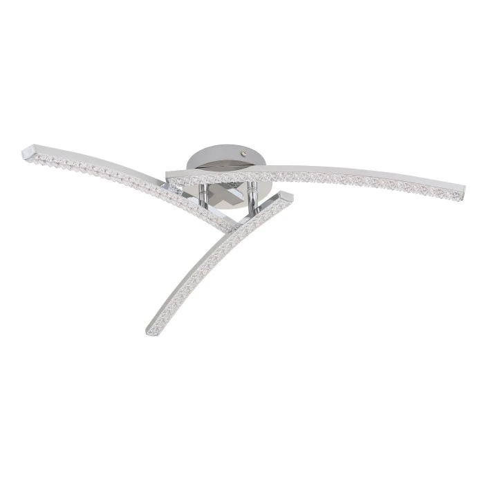 Globo JULES Deckenleuchte LED Chrom, 1-flammig 4 Globo JULES Deckenleuchte LED Chrom, 1-flammig – Bild 4