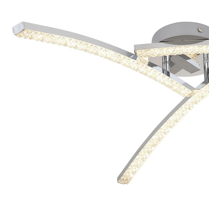 Globo JULES Deckenleuchte LED Chrom, 1-flammig 6 Globo JULES Deckenleuchte LED Chrom, 1-flammig – Bild 6