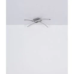 Globo JULES Deckenleuchte LED Chrom, 1-flammig -LED Leuchten Verkäufe 2022 globo jules deckenleuchte 67169 24ip 12