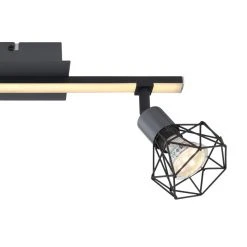 Globo JUTTA Deckenleuchte LED Schwarz, 1-flammig -LED Leuchten Verkäufe 2022 globo jutta deckenleuchte 57035 2 4