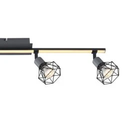 Globo JUTTA Deckenleuchte LED Schwarz, 1-flammig -LED Leuchten Verkäufe 2022 globo jutta deckenleuchte 57035 4 4