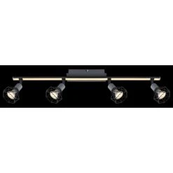 Globo JUTTA Deckenleuchte LED Schwarz, 1-flammig -LED Leuchten Verkäufe 2022 globo jutta deckenleuchte 57035 4 6