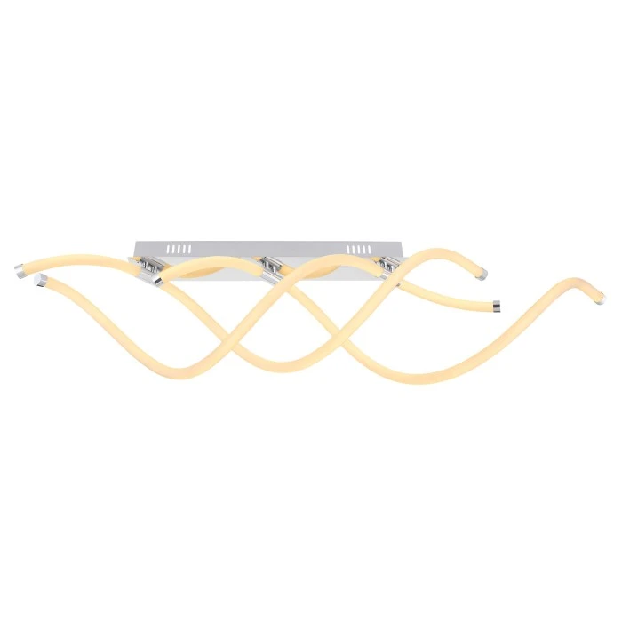 Globo KAIA Deckenleuchte LED Chrom, 1-flammig 3 Globo KAIA Deckenleuchte LED Chrom, 1-flammig – Bild 3