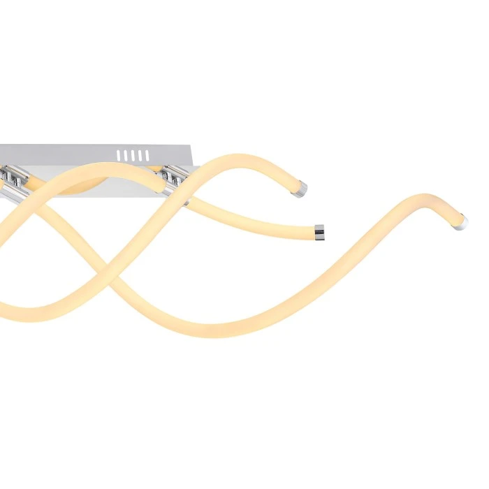 Globo KAIA Deckenleuchte LED Chrom, 1-flammig 5 Globo KAIA Deckenleuchte LED Chrom, 1-flammig – Bild 5