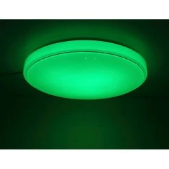 Globo KALLE Deckenleuchte LED Weiß, 1-flammig, Fernbedienung, Farbwechsler 37 Globo KALLE Deckenleuchte LED Weiß, 1-flammig, Fernbedienung, Farbwechsler -LED Leuchten Verkäufe 2022 globo kalle deckenleuchte 48408 40 17